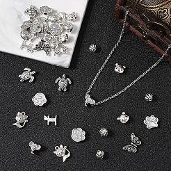45Pcs 15 Styles Tibetan Style Alloy Beads&nbsp;FIND-YW0006-32