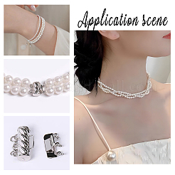 8 Sets 4 Styles Brass Box Clasps&nbsp;KK-AR0002-89