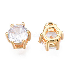 Brass Inlaid Cubic Zirconia Charms&nbsp;KK-N216-346A
