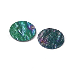 Texture Brass Charms&nbsp;KK-D355-09RC
