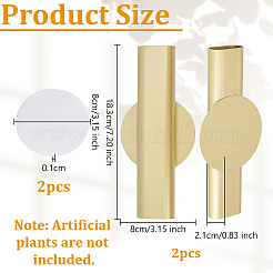 Iron Wall Hanging Vase&nbsp;AJEW-WH0481-420G