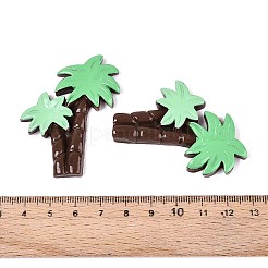 Coconut Tree Opaque Resin Cabochons&nbsp;CRES-T025-34