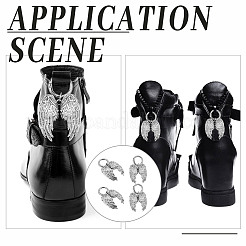 4Pcs Alloy Shoe Charms&nbsp;FIND-DR0001-91