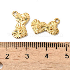 Manual Polishing 304 Stainless Steel Pendant Rhinestone Settings&nbsp;STAS-P335-36G