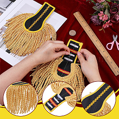 Polyester Tassel Epaulettes&nbsp;AJEW-WH0481-522