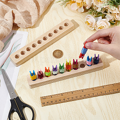 Wood Clip Floss Holder&nbsp;FIND-WH0290-74A