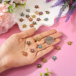 25Pcs 5 Colors Alloy with Rhinestone Pendants&nbsp;FIND-TA0009-29