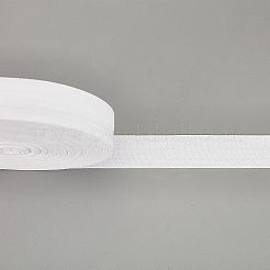 Cotton Cotton Twill Tape Ribbons&nbsp;OCOR-WH0057-30F-01