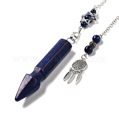 Natural Banded Agate Pointed Dowsing Pendulums&nbsp;G-I322-01P-12