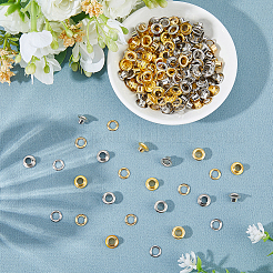 200Pcs 2 Colors Iron Grommet Eyelet Findings&nbsp;IFIN-GF0001-59A