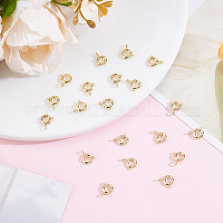20Pcs Brass Spring Ring Clasps&nbsp;KK-BBC0025-72A