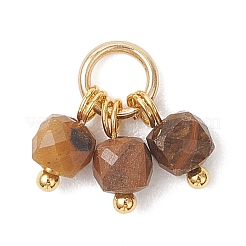 10Pcs 10 Styles Natural Mixed Gemstone Pendants&nbsp;PALLOY-JF04932-02