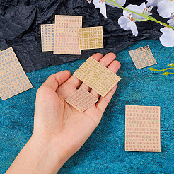 9 Styles Alloy Metal Stickers&nbsp;DIY-TA0010-36