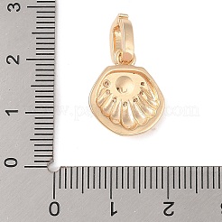 Brass Micro Pave Cubic Zirconia Pendant Bails&nbsp;LS-KK-N256-17A-G