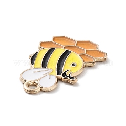 Alloy Enamel Pendants&nbsp;PALLOY-P301-05A-G