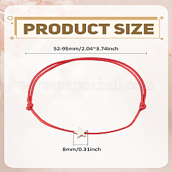 1Pc Adjustable Waxed Cord Bracelets&nbsp;BJEW-LP0002-41C