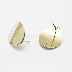 Brass Stud Earring Findings&nbsp;X-KK-G331-22G-NF