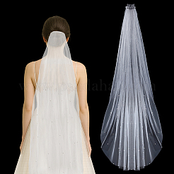 Polyester Mesh Bridal Veils&nbsp;AJEW-WH0709-052