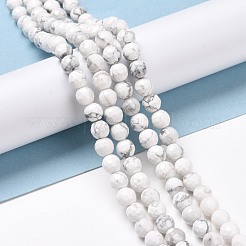 Natural Howlite Beads Strands&nbsp;G-E571-29A