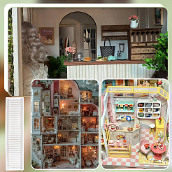 Birch & Poplar Plywood Dollhouse Wall&nbsp;DIY-WH0591-120B