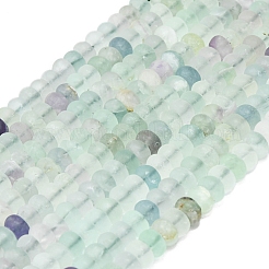 Natural Fluorite Beads Strands&nbsp;G-P575-A56-8x5mm