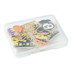 12Pcs 6 Styles Rack Plating Eco-Friendly Alloy Enamel Pendants&nbsp;ENAM-FS0001-45