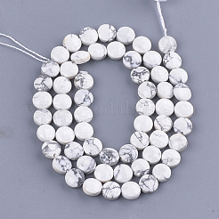 Natural Howlite Beads Strands&nbsp;G-S354-30