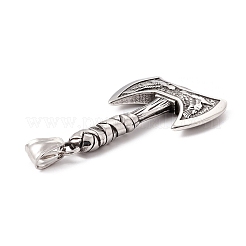 Tibetan Style 304 Stainless Steel Pendants&nbsp;STAS-P305-44AS