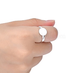 Brass Pad Ring Base Findings&nbsp;EC022-S