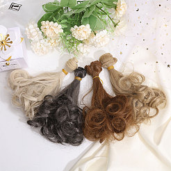 5Pcs 5 Colors PP Doll Wig Hair&nbsp;AJEW-GL0002-35