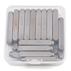 (Defective Closeout Sale) Iron Seal Stamps Set&nbsp;AJEW-XCP0003-58