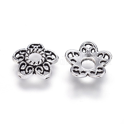 Tibetan Style Alloy Bead Caps&nbsp;LF10597Y