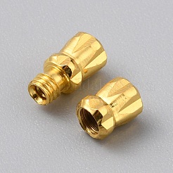 Column Brass Screw Clasps&nbsp;FIND-WH0518-97B