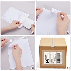 100Pcs CPE Self Adhesive Planner Pockets&nbsp;AJEW-WH0410-236B
