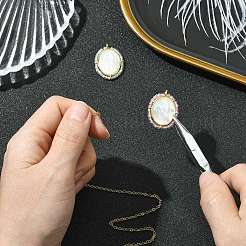 2Pcs 2 Colors Rack Plating Brass Micro Pave Cubic Zirconia & Shell Pendants&nbsp;KK-CJ0003-03