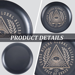 430 Stainless Steel Wiccan Altar Plate&nbsp;AJEW-WH20070-290A-02