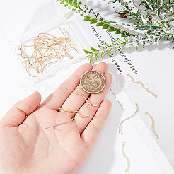 30Pcs 3 Styles Rack Plating Brass Connector Charms&nbsp;KK-GA0001-34