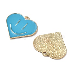 12Pcs 6 Colors Alloy Enamel Pendants&nbsp;ENAM-FP0001-77