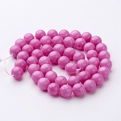 Natural Mashan Jade Round Beads Strands&nbsp;X-G-D263-8mm-XS30