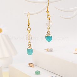 10Pcs 10 Style Natural Gemstone Charms&nbsp;G-LS0002-15