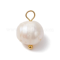Natural Cultured Freshwater Pearl Pendants&nbsp;PALLOY-JF03091-02