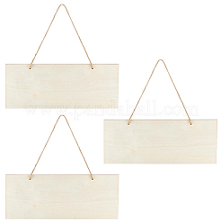 Unfinished Blank Wooden Hanging Decorations&nbsp;AJEW-CN0006-53