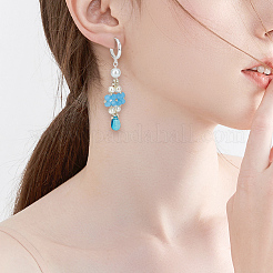 20Pcs Brass Huggie Hoop Earring Findings&nbsp;KK-BBC0014-56