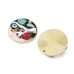Rack Plating Alloy Enamel Pendants&nbsp;FIND-Z062-01G-02