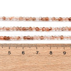Natural Black Gold Rutilated Quartz Beads Strands&nbsp;GG-CBA9631-B02-02