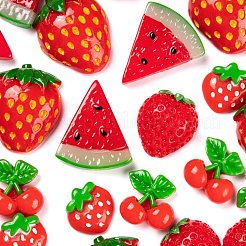 60Pcs Resin Cabochons&nbsp;RESI-LS0001-15