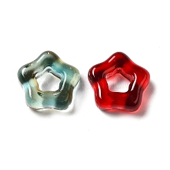 Transparent Glass European Bead&nbsp;GLAA-H025-06