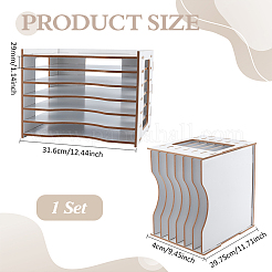 Wood Display Stands&nbsp;ODIS-WH0099-37A
