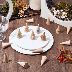 16Pcs Wooden Ring Displays&nbsp;RDIS-SC0001-05B