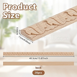 20Pcs Wood Ceiling Molding&nbsp;AJEW-OC0016-05C